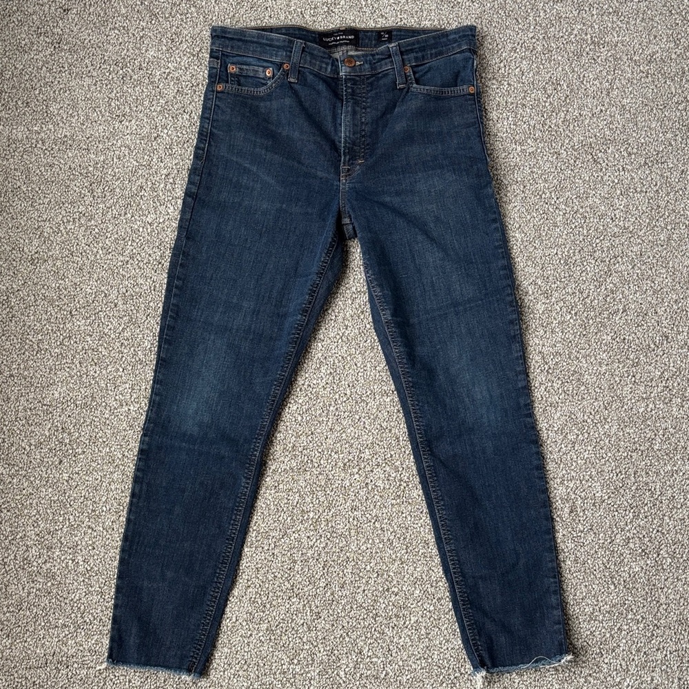 Lucky Brand Women's Indigo Ankle Jeans Size 10